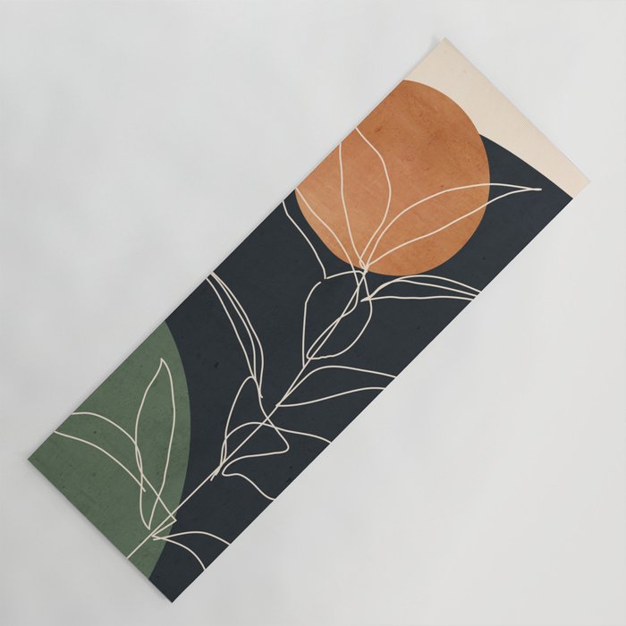 Abstract Art /Minimal Plant 98 Yoga Mat Gallery Image 1