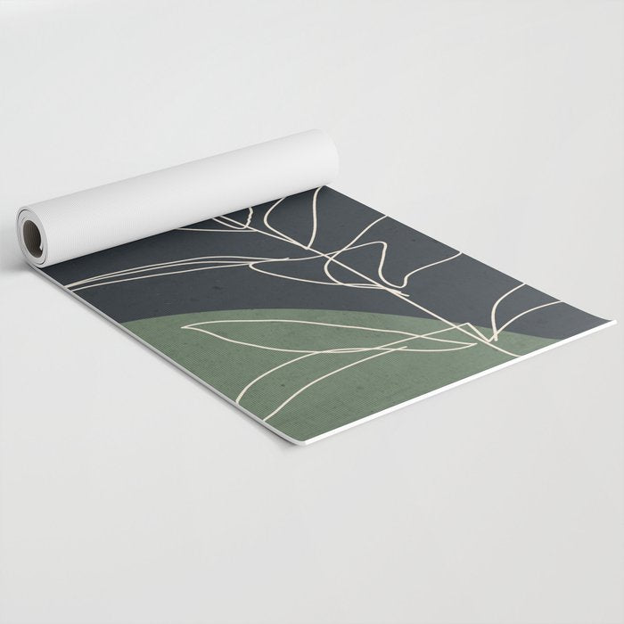 Abstract Art /Minimal Plant 98 Yoga Mat Gallery Image 2