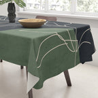 Abstract Art /Minimal Plant 98 Tablecloth Gallery Image 3
