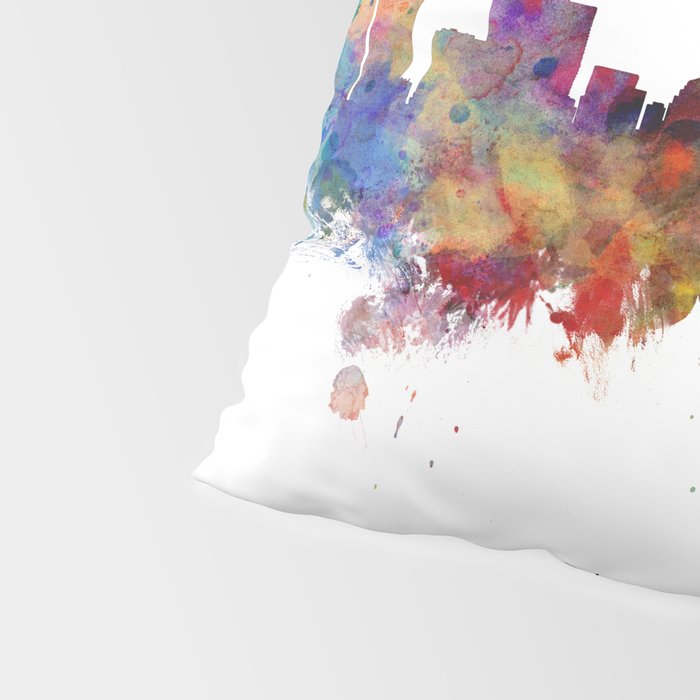 Cleveland Ohio Skyline Pillow Sham Gallery Image 4