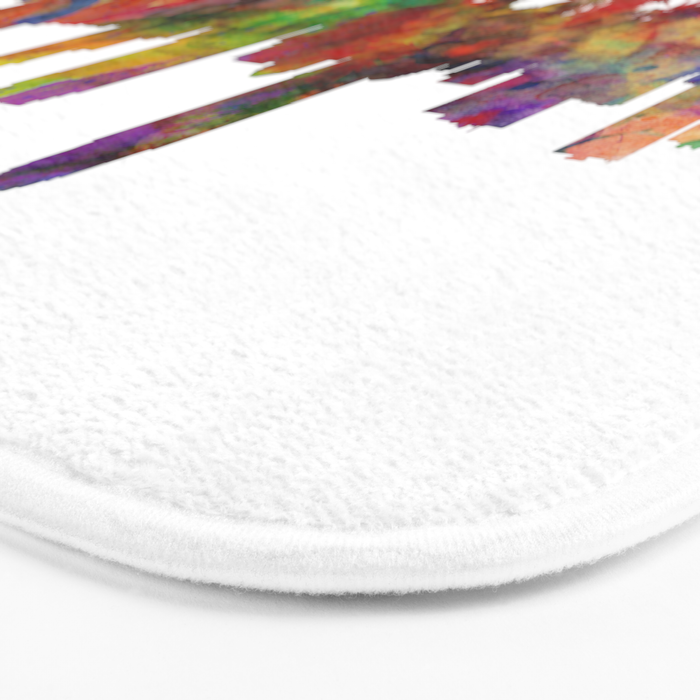 Cleveland Ohio Skyline Bath Mat Gallery Image 3