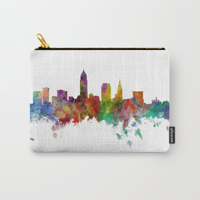 Cleveland Ohio Skyline Carry All Pouch Gallery Image 1