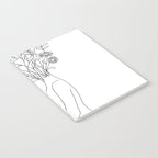 Minimal Line Bloom Notebook Gallery Image 2