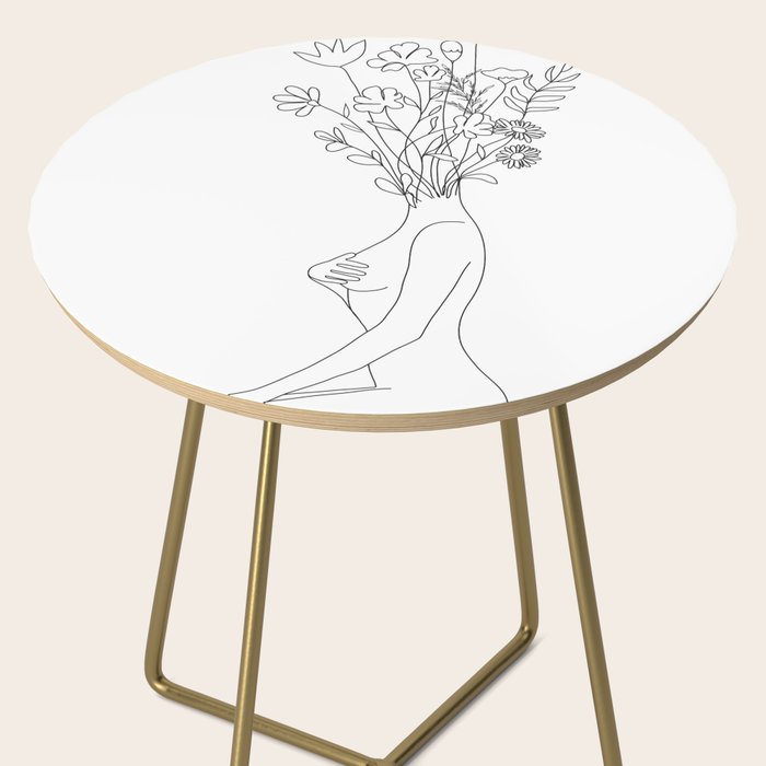 Minimal Line Bloom Side Table Gallery Image 2