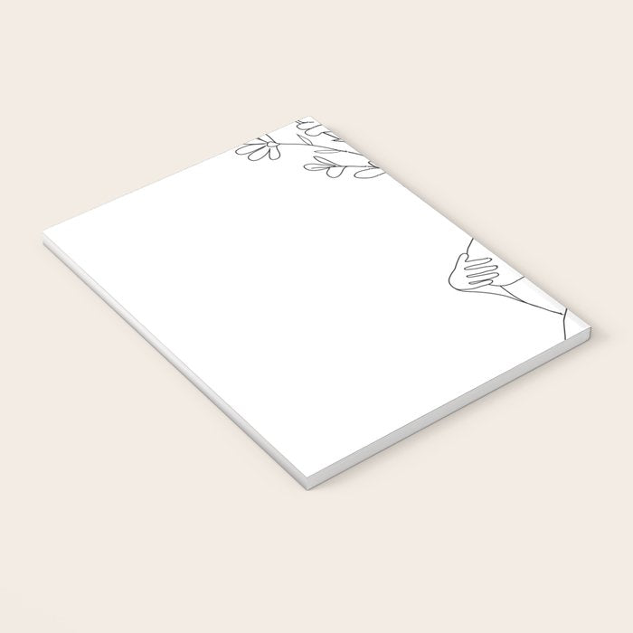Minimal Line Bloom Notebook Gallery Image 3