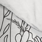 Minimal Line Bloom Comforter Gallery Image 4