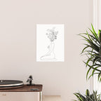 Minimal Line Bloom Poster Gallery Image 2