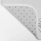 Minimal Line Bloom Bath Mat Gallery Image 2