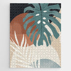 Abstract Art Tropical Leaves  Jigsaw Puzzle Gallery Image 1