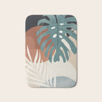 Abstract Art Tropical Leaves  Bath Mat Gallery Image 1