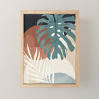 Abstract Art Tropical Leaves  Mini Art Print Gallery Image 1