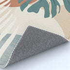 Abstract Art Tropical Leaves  Rug Gallery Image 4
