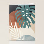 Abstract Art Tropical Leaves  Stationery Card Gallery Image 2