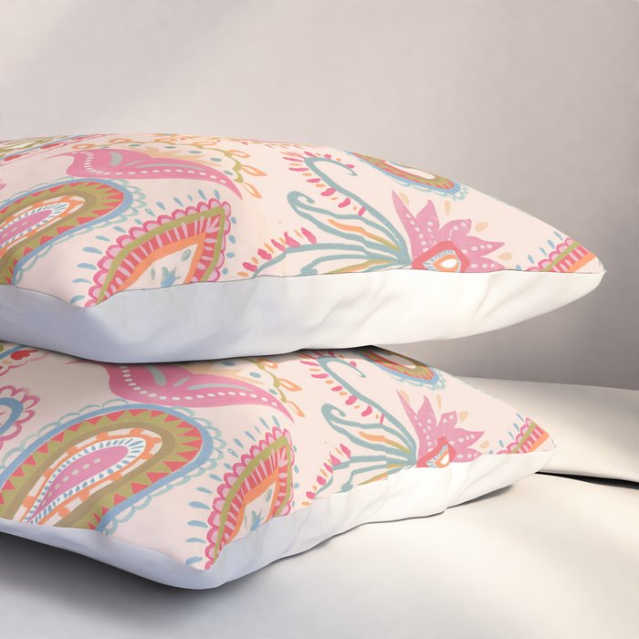 Eclectic Paisley Charm Pillow Sham Gallery Image 3