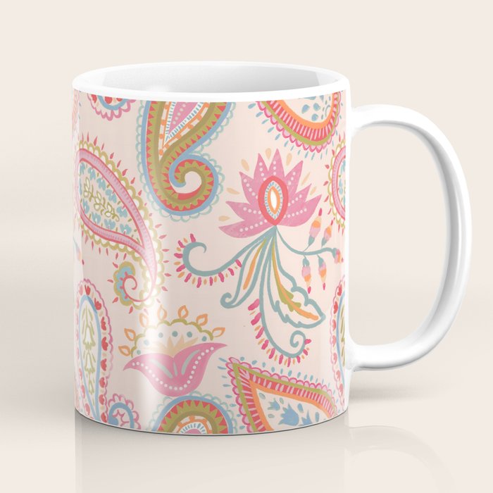 Eclectic Paisley Charm Coffee Mug Gallery Image 1