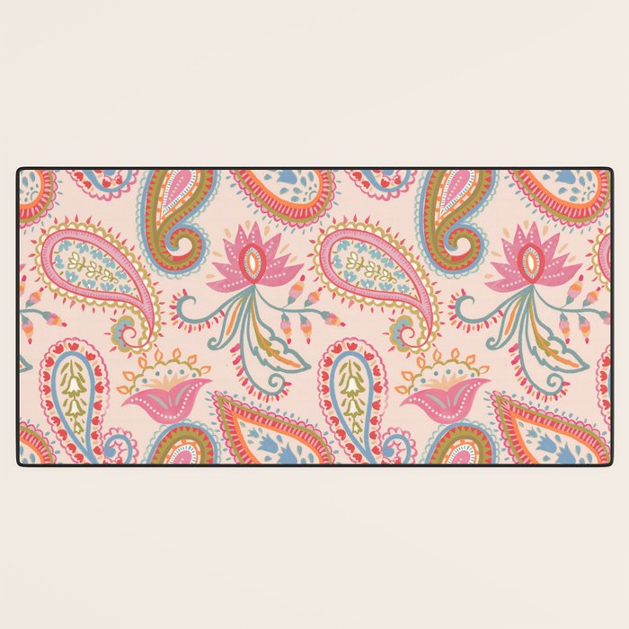 Eclectic Paisley Charm Desk Mat Gallery Image 3