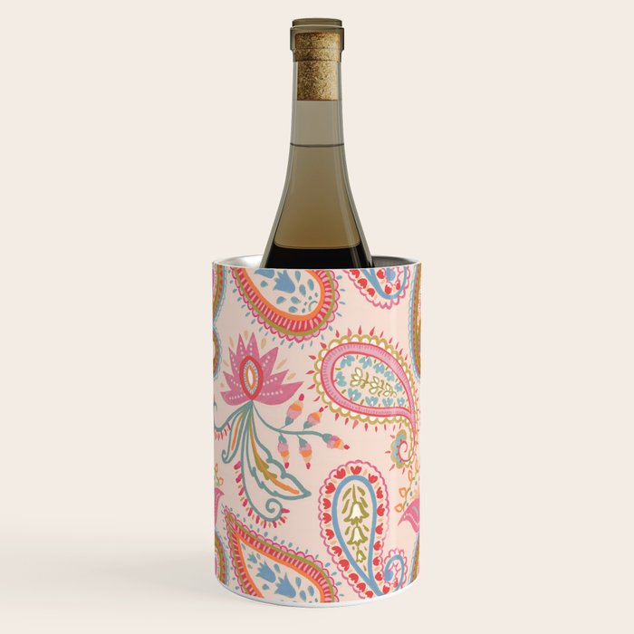 Eclectic Paisley Charm Wine Chiller Gallery Image 1