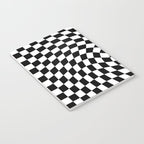 Check VIII - Black Twist â Checkerboard Print Notebook Gallery Image 3