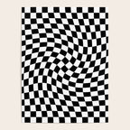Check VIII - Black Twist â Checkerboard Print Poster Gallery Image 4