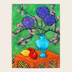 Allium on Orange Table Poster Gallery Image 4