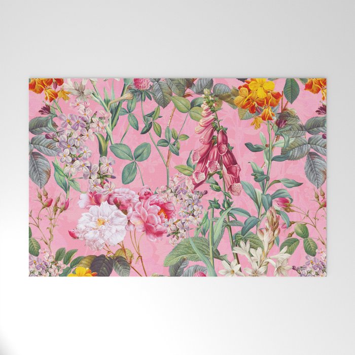 Chintzy Florals IV Welcome Mat Gallery Image 1