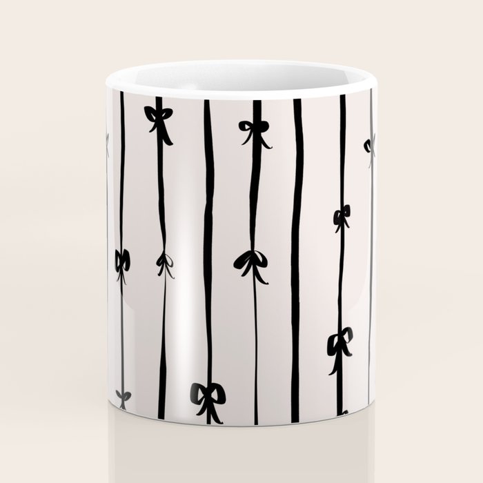 All in a bow - beige Coffee Mug Gallery Image 4