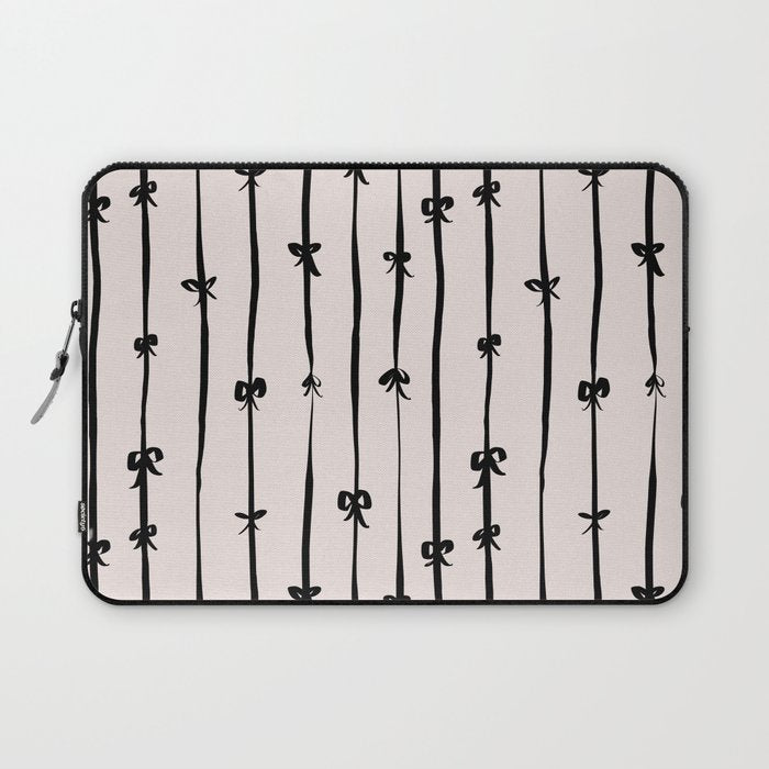 All in a bow - beige Laptop Sleeve Gallery Image 1