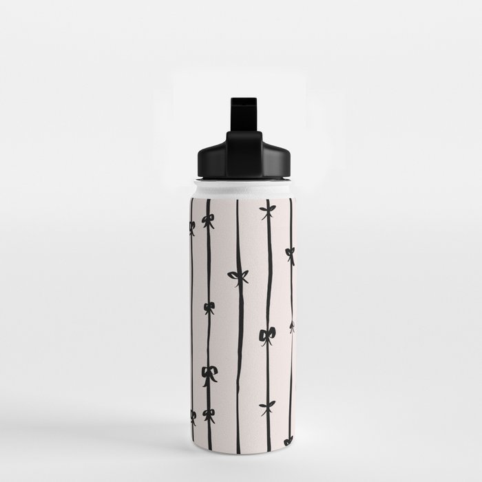 All in a bow - beige Water Bottle Gallery Image 2