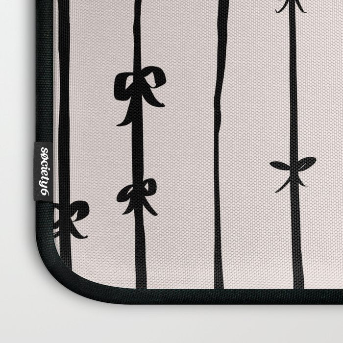 All in a bow - beige Laptop Sleeve Gallery Image 3