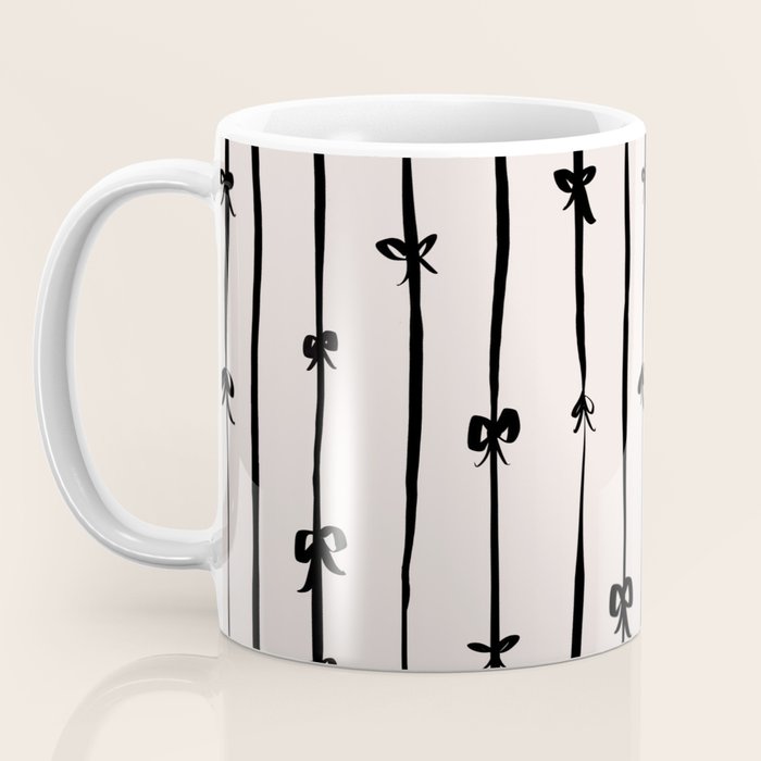All in a bow - beige Coffee Mug Gallery Image 3