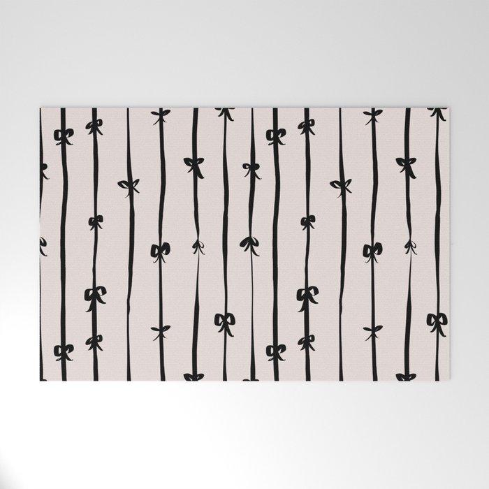 All in a bow - beige Welcome Mat Gallery Image 1