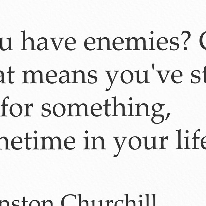 âYou have enemies? Good. Winston Churchill Coffee Mug Gallery Image 2