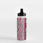 Sarkoy  Antique Bulgarian Kilim Print Water Bottle Gallery Image 2