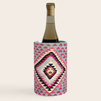 Sarkoy  Antique Bulgarian Kilim Print Wine Chiller Gallery Image 1
