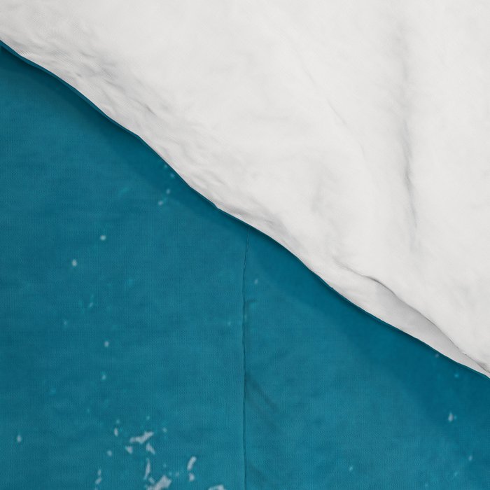 Minimalism Is Waves In Iceland  - Landscape Photography Comforter Gallery Image 4