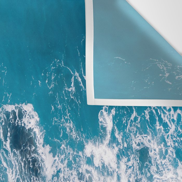 Minimalism Is Waves In Iceland  - Landscape Photography Wall Tapestry Gallery Image 3