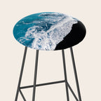 Minimalism Is Waves In Iceland  - Landscape Photography Stool Gallery Image 2