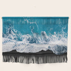 Minimalism Is Waves In Iceland  - Landscape Photography Wall Hanging Gallery Image 1