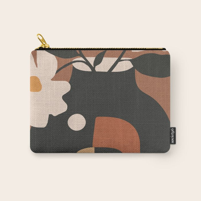Geometric Blossom 2 Carry All Pouch Gallery Image 1