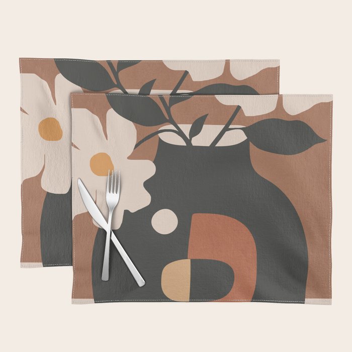 Geometric Blossom 2 Placemat Gallery Image 1