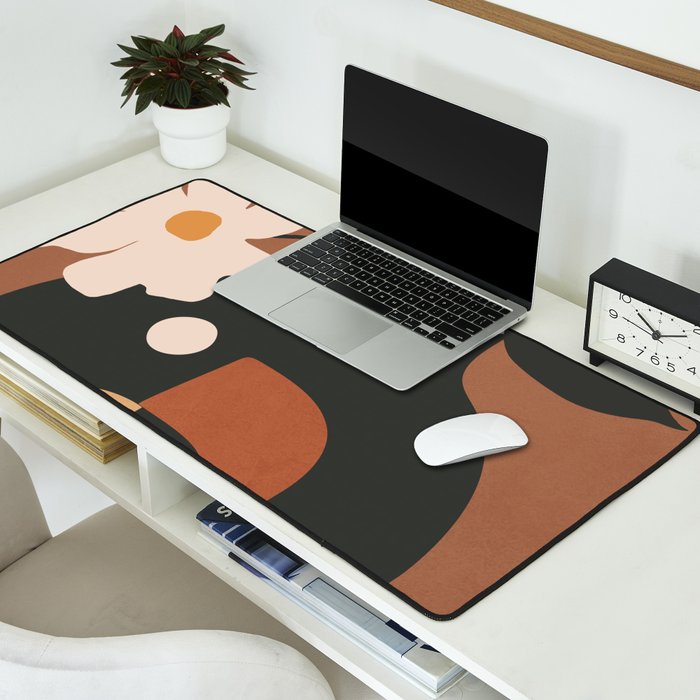 Geometric Blossom 2 Desk Mat Gallery Image 2
