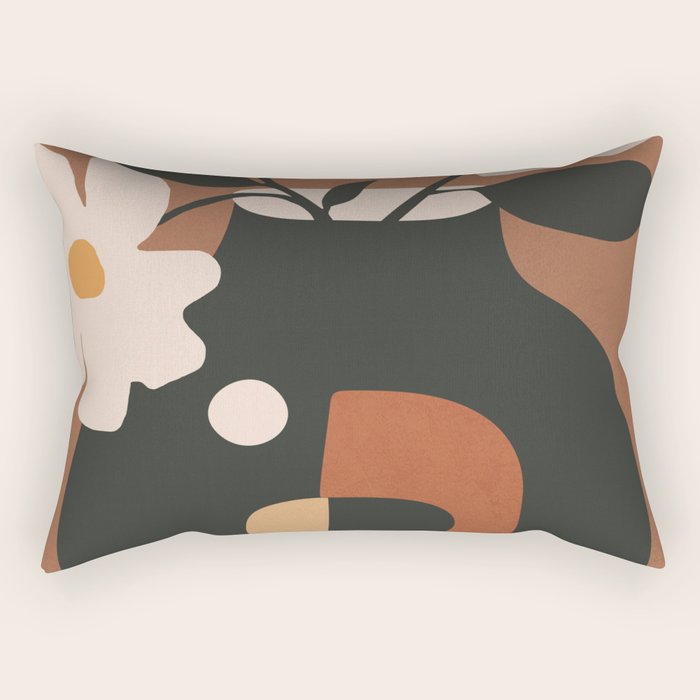 Geometric Blossom 2 Rectangular Pillow Gallery Image 2