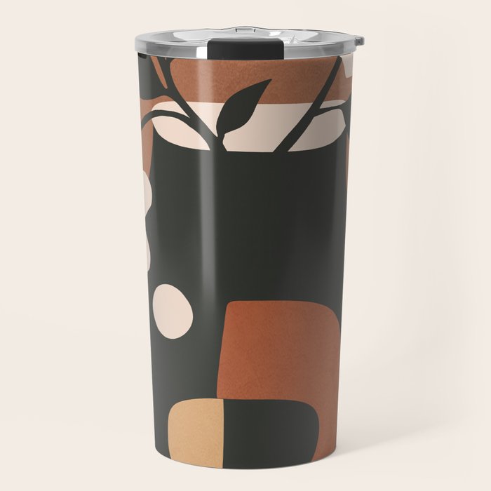 Geometric Blossom 2 Travel Mug Gallery Image 1