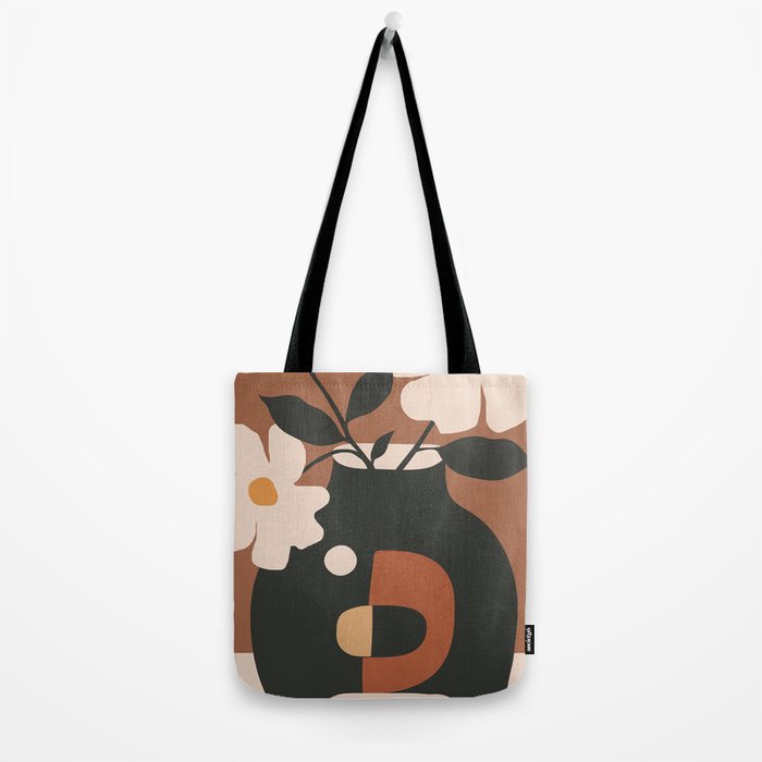 Geometric Blossom 2 Tote Bag Gallery Image 2