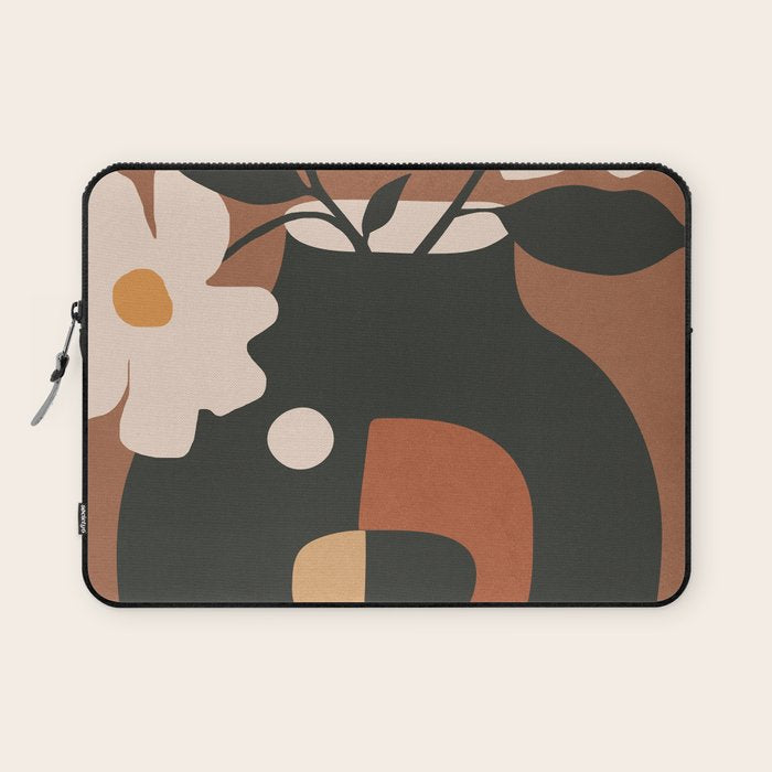 Geometric Blossom 2 Laptop Sleeve Gallery Image 1