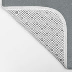 Gray and Black Minimalist Lines Bath Mat Gallery Image 2
