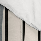 Gray and Black Minimalist Lines Comforter Gallery Image 4