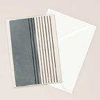 Gray and Black Minimalist Lines Stationery Card Gallery Image 2