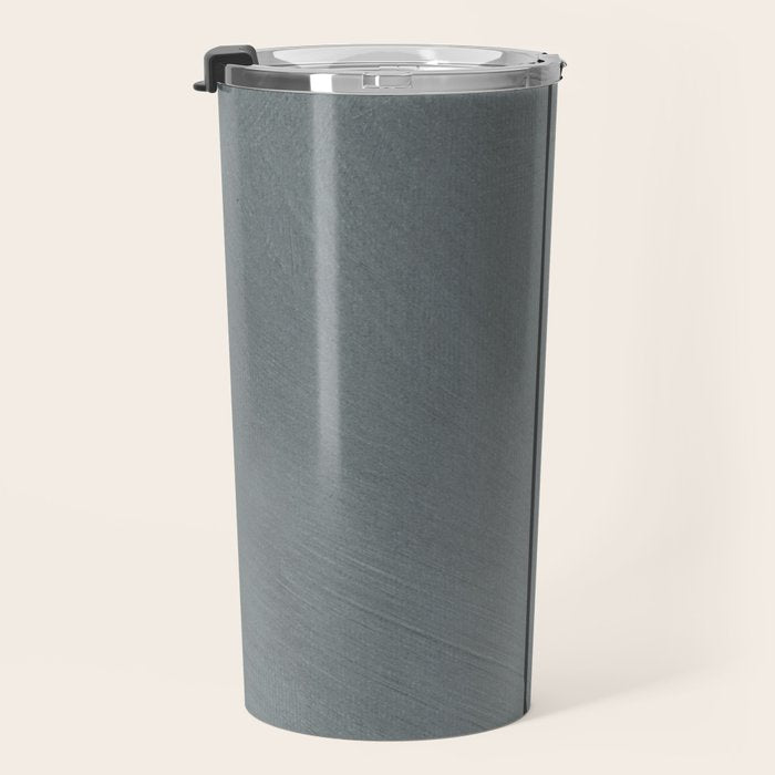 Gray and Black Minimalist Lines Travel Mug Gallery Image 3