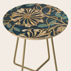 Honeysuckle (1876) by William Morris, Abstract II Antique Vintage Victorian Jugendstil Art Nouveau Side Table Gallery Image 2
